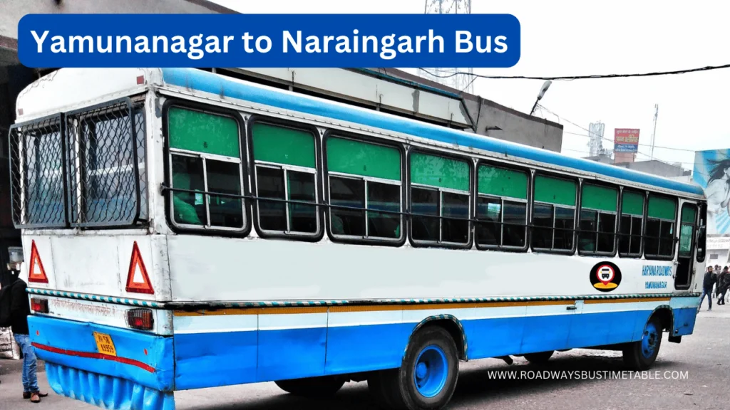 Yamunanagar to Naraingarh Bus